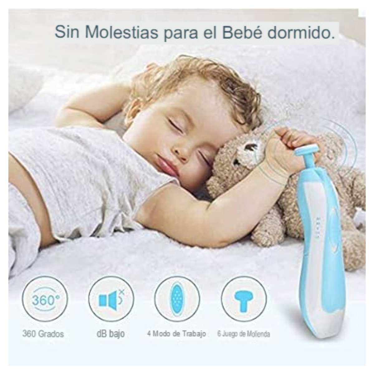 Limpiador De Uñas Para Bebe 6 en 1