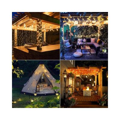 Tira de luces solares, 10 bombillas 10 M