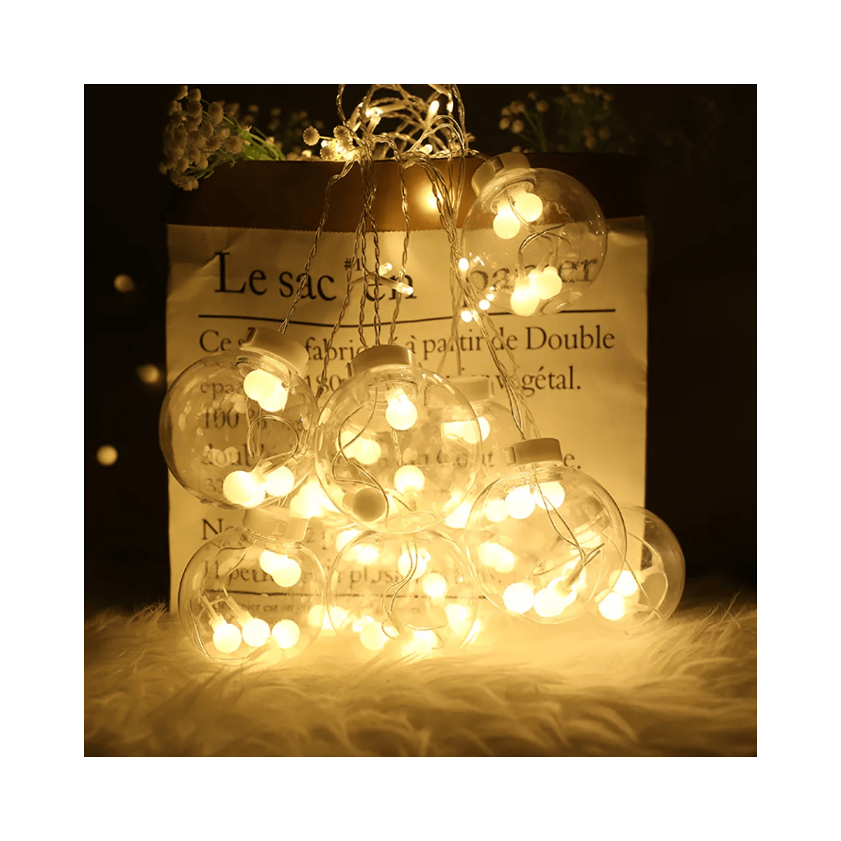 Esferas de Luces LED navideñas 3 metros