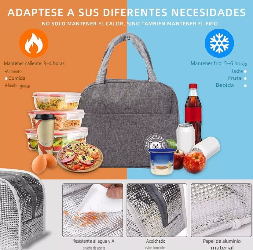 Lonchera Bolso Termico Alimentos