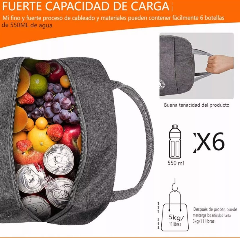 Lonchera Bolso Termico Alimentos
