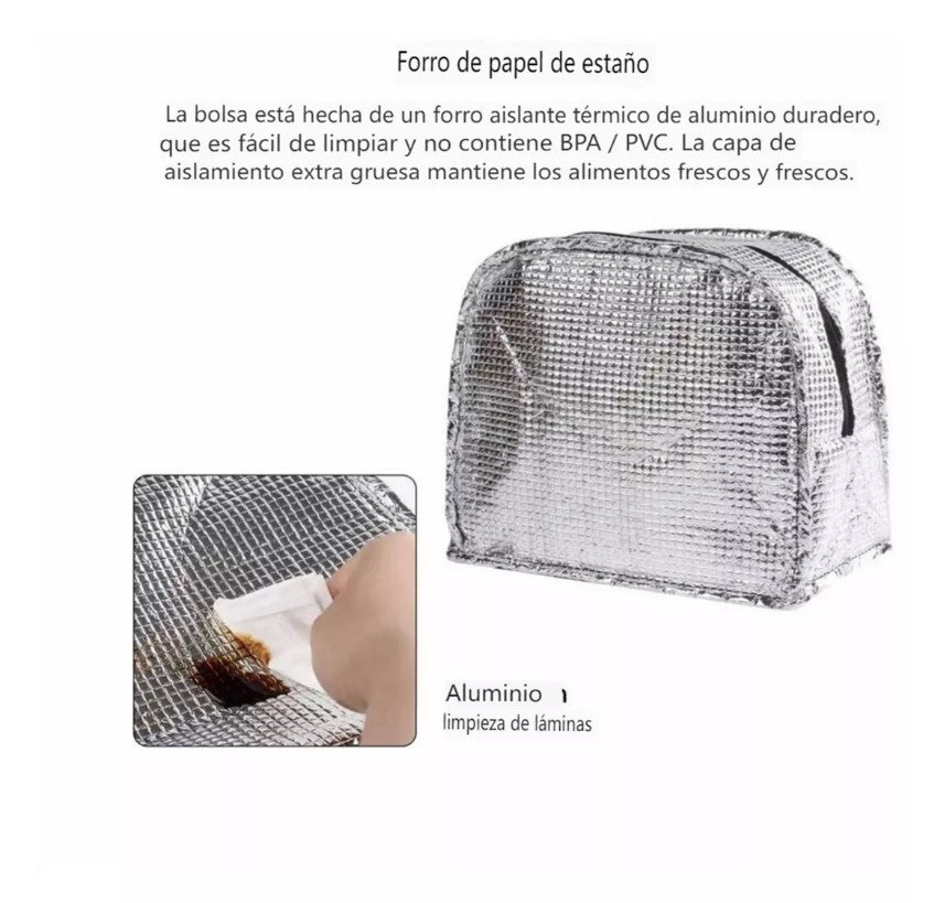 Lonchera Bolso Termico Alimentos