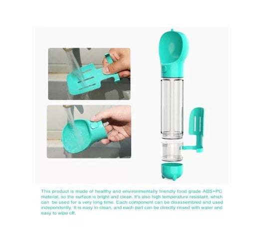 Botella Dispensadora 3 En 1 Para Mascota / HDA Store