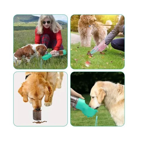 Botella Dispensadora 3 En 1 Para Mascota / HDA Store