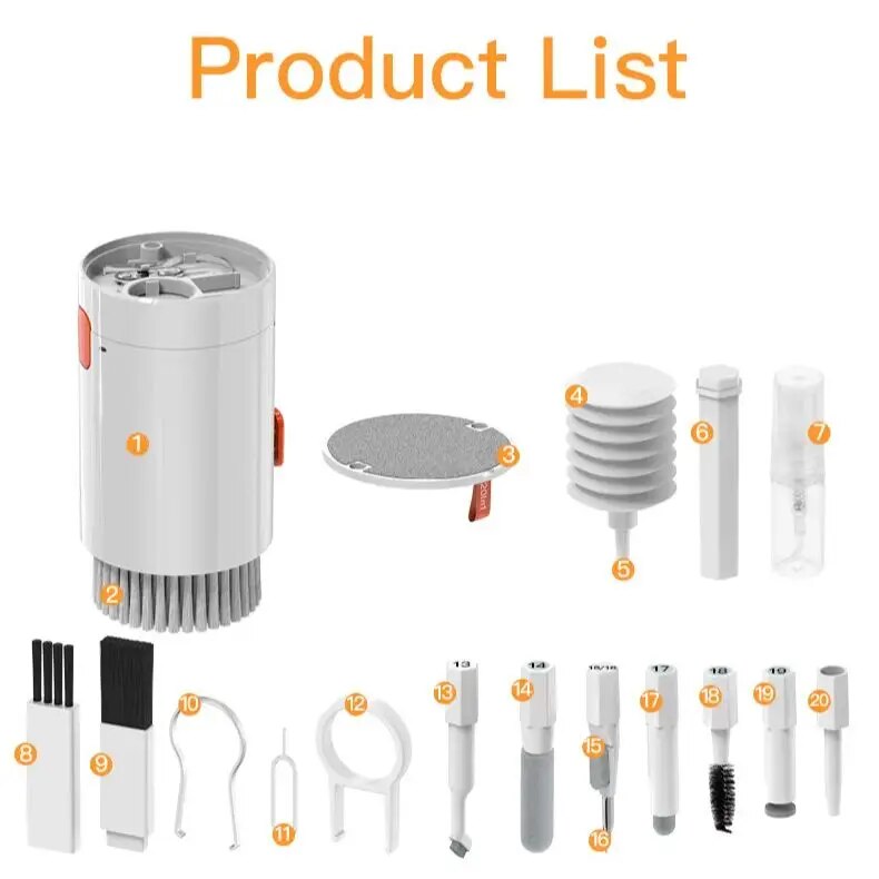 Kit Multifuncional de Limpieza 20 en 1 / HDA Store