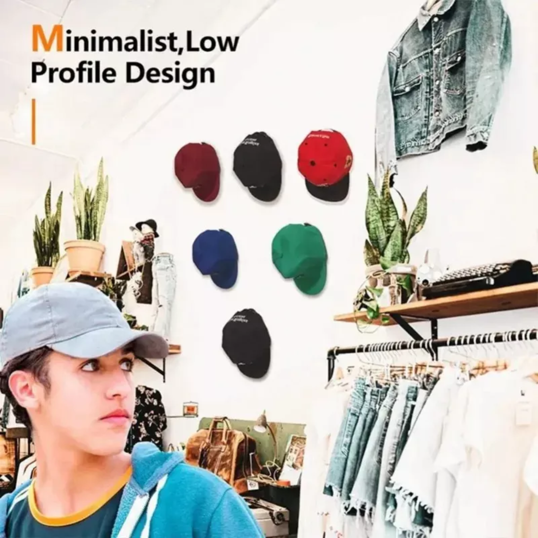 Set de 5 Ganchos Organizadores de Gorras / HDA Store