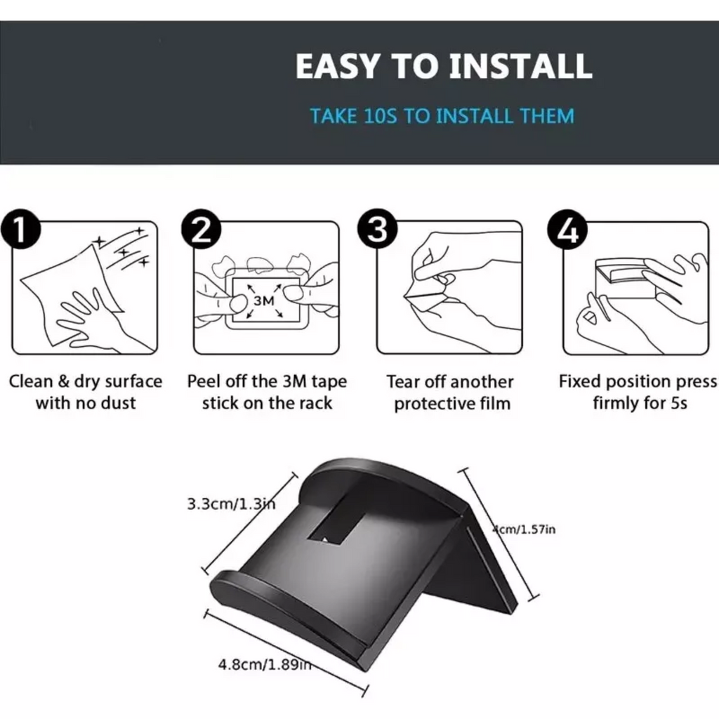 Set de 5 Ganchos Organizadores de Gorras / HDA Store