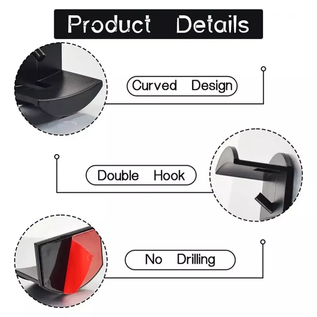 Set de 5 Ganchos Organizadores de Gorras / HDA Store