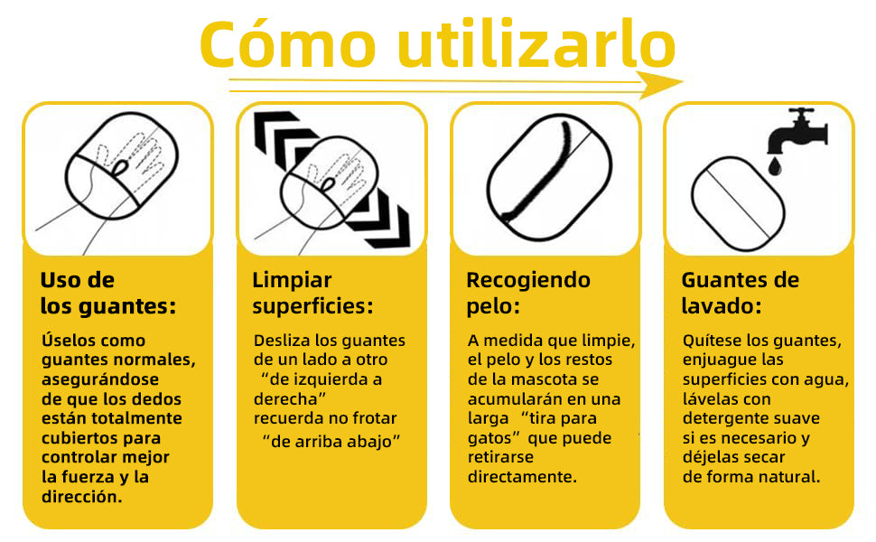 Guante de Aseo para Mascotas / HDA Store