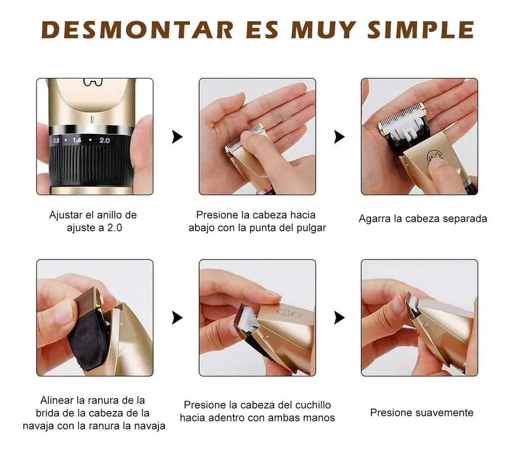 Cortapelos Profesional para Perros y Gatos / HDA Store