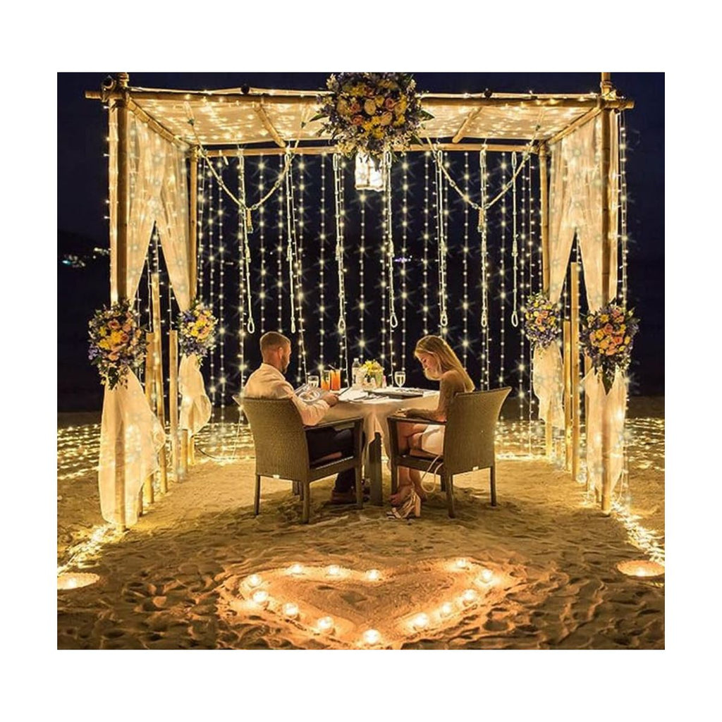 Luces LED de cortina colgantes de pared